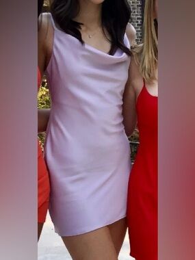 Urban Outfitters Lavender cowl neck dress